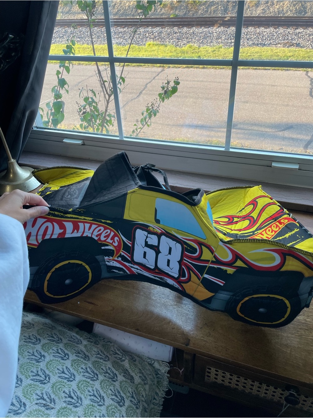 Mattel Hot Wheels Yellow & Black Race Car Costume